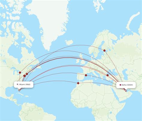 $391 Flights from Doha (DOH) to Miami (MIA) .